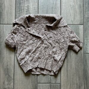 Cozy Brown Cowl Neck Sweater